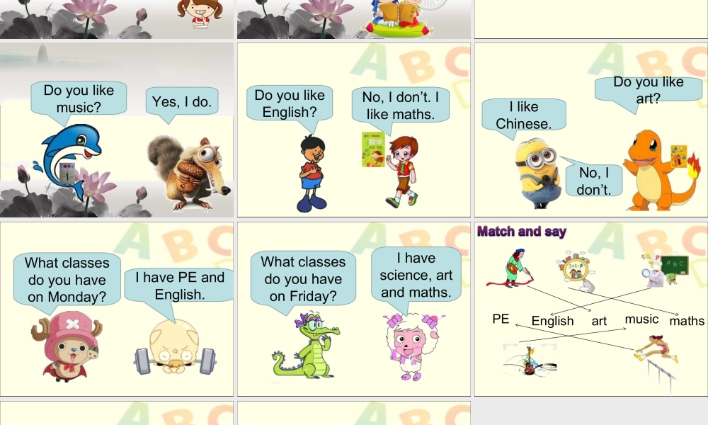 （人教新起点）三年级英语下册 Unit 1 School Subjects Lesson 2 课件 2.ppt