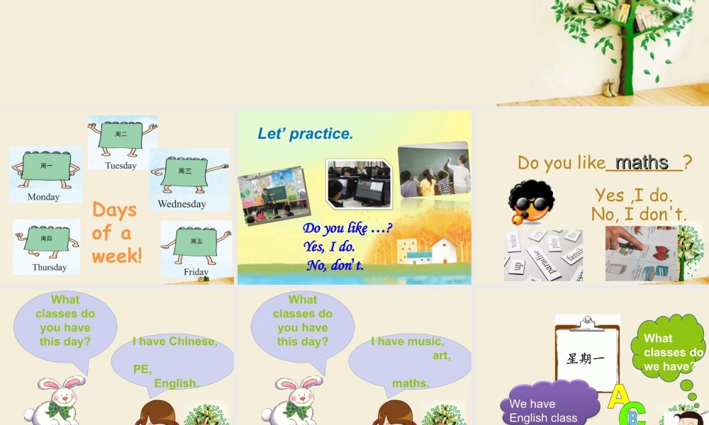 （人教新起点）三年级英语下册 Unit 1 School Subjects Lesson 3 课件 2.ppt