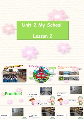 （人教新起点）三年级英语下册 Unit 2 My School Lesson 2 课件 1.ppt