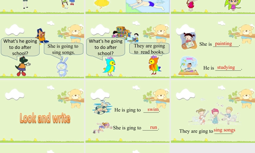 （人教新起点）三年级英语下册 Unit 3 After School Activities Lesson 2 课件 2.ppt