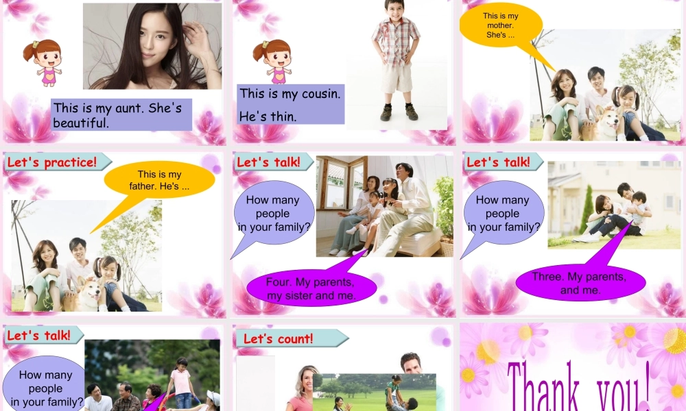 （人教新起点）三年级英语下册 Unit 4 My Family Lesson 3 课件 2.ppt