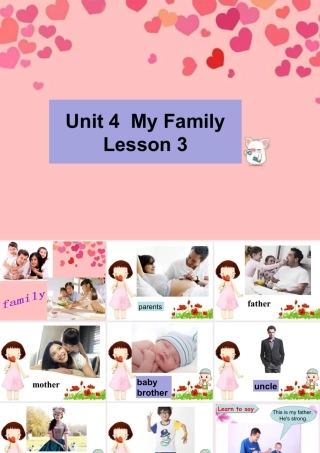 （人教新起点）三年级英语下册 Unit 4 My Family Lesson 3 课件 2.ppt