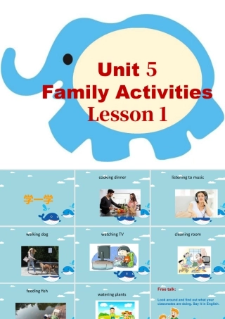 （人教新起点）三年级英语下册 Unit 5 Family Activities Lesson 1 课件 1.ppt