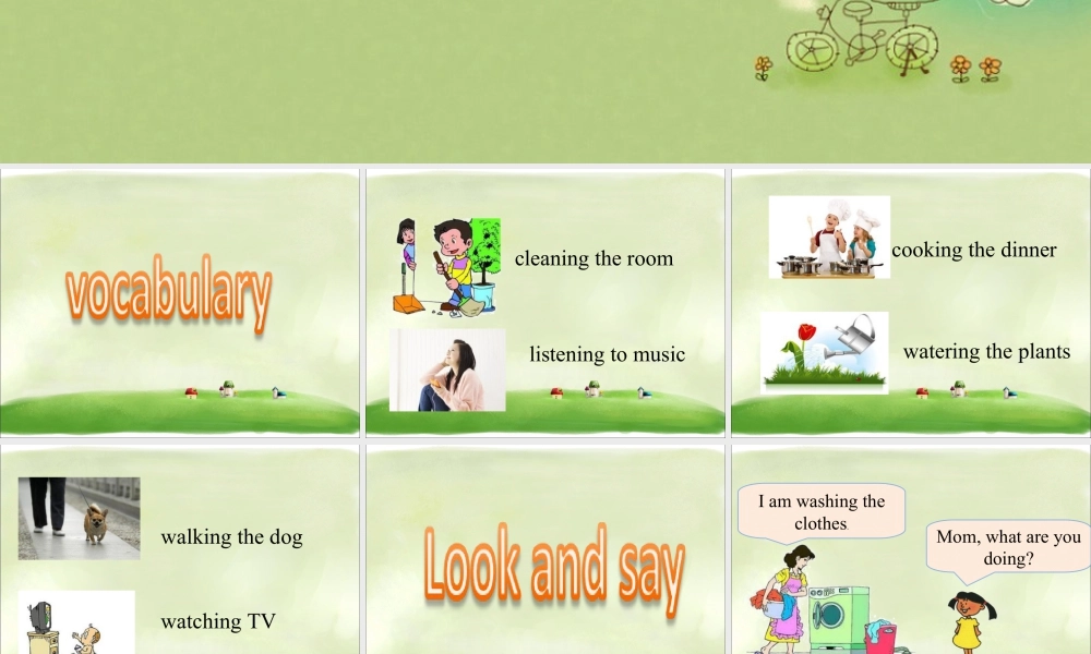 （人教新起点）三年级英语下册 Unit 5 Family Activities Lesson 2 课件 1.ppt