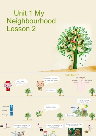 （人教新起点）四年级英语下册Unit 1 My Neighbourhood Lesson 2 课件2(1).ppt