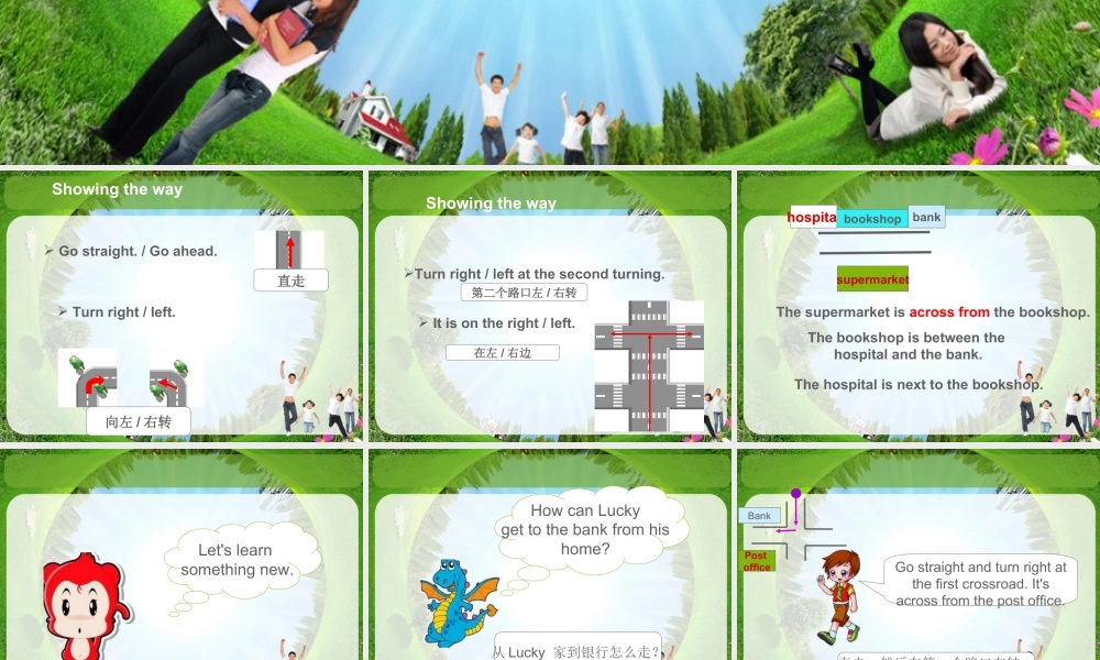 （人教新起点）四年级英语下册Unit 1 My Neighbourhood Lesson 3 课件2.ppt