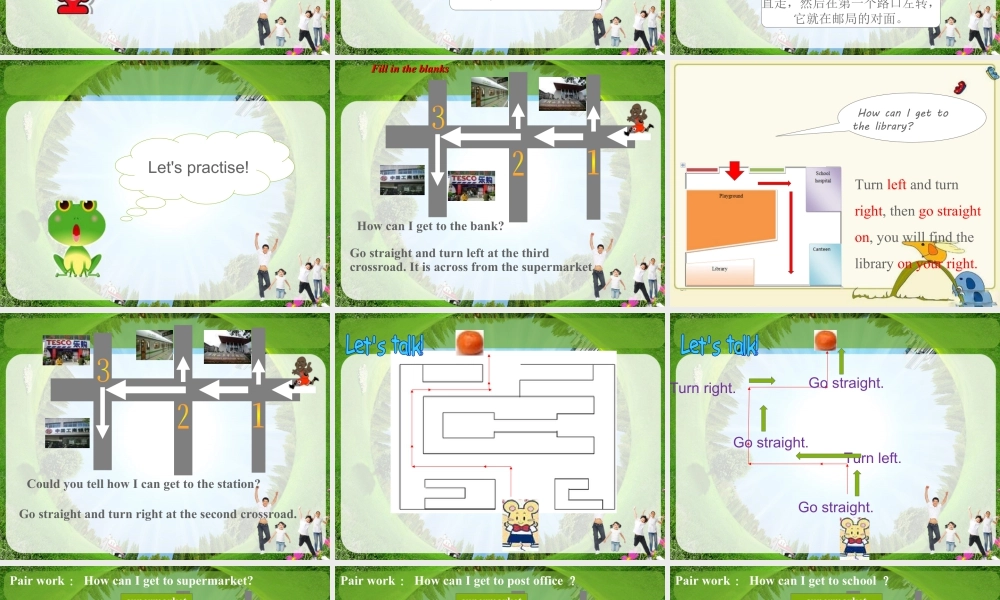 （人教新起点）四年级英语下册Unit 1 My Neighbourhood Lesson 3 课件2.ppt