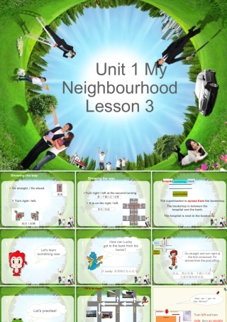 （人教新起点）四年级英语下册Unit 1 My Neighbourhood Lesson 3 课件2.ppt
