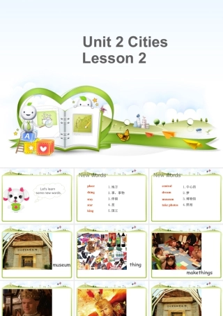 （人教新起点）四年级英语下册Unit 2 Cities Lesson 2 课件1.ppt