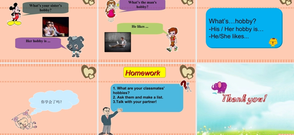 （人教新起点）四年级英语下册Unit 4 Hobbies Lesson 2 课件 1.ppt