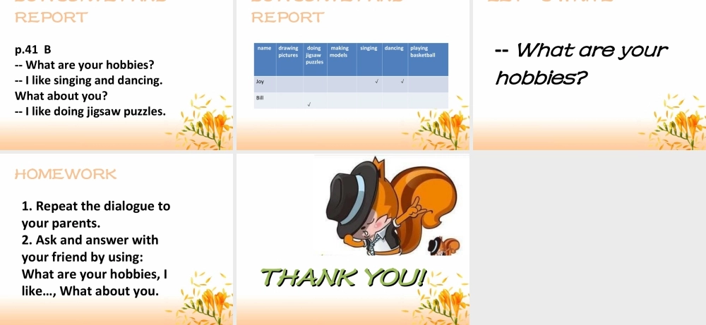 （人教新起点）四年级英语下册Unit 4 Hobbies Lesson 2 课件3.ppt