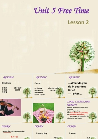 （人教新起点）四年级英语下册Unit 5 Free Time Lesson 2 课件3.ppt