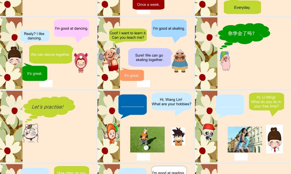 （人教新起点）四年级英语下册Unit 5 Free Time Lesson 3 课件 2.ppt