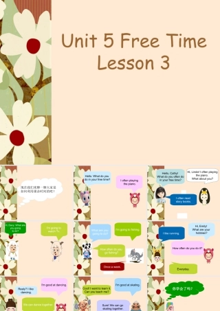 （人教新起点）四年级英语下册Unit 5 Free Time Lesson 3 课件 2.ppt