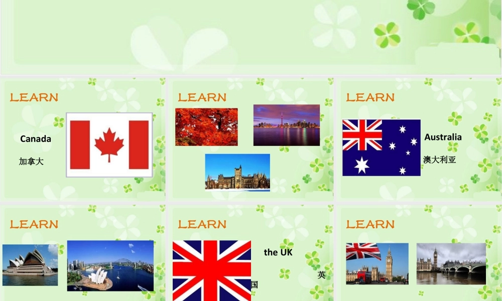 （人教新起点）四年级英语下册Unit 6 Countries Lesson 1 课件3.ppt