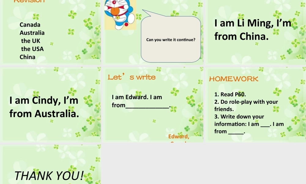 （人教新起点）四年级英语下册Unit 6 Countries Lesson 1 课件3.ppt