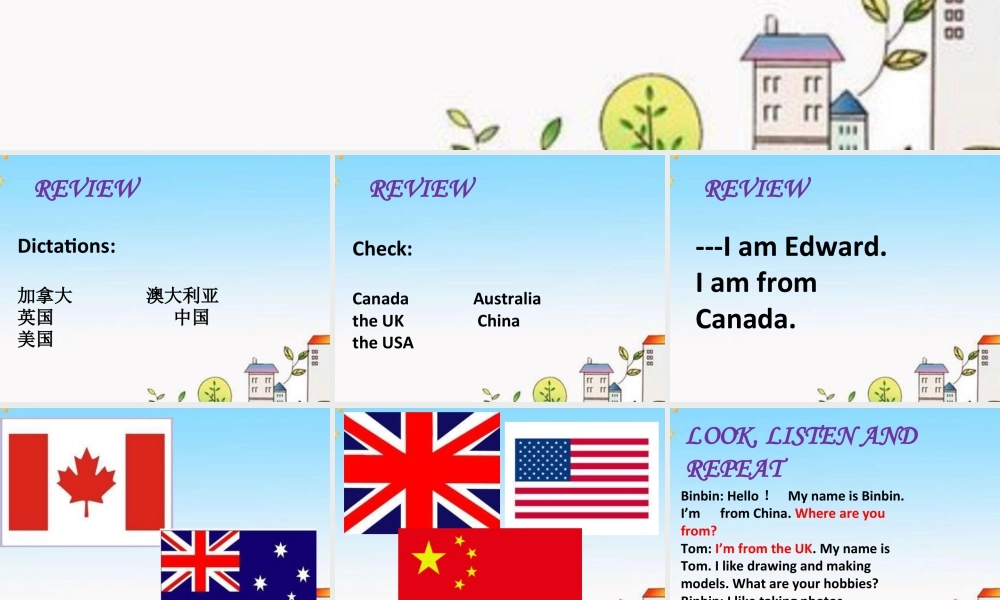 （人教新起点）四年级英语下册Unit 6 Countries Lesson 2 课件3.ppt