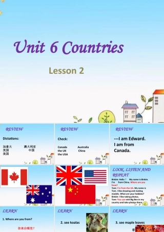 （人教新起点）四年级英语下册Unit 6 Countries Lesson 2 课件3.ppt
