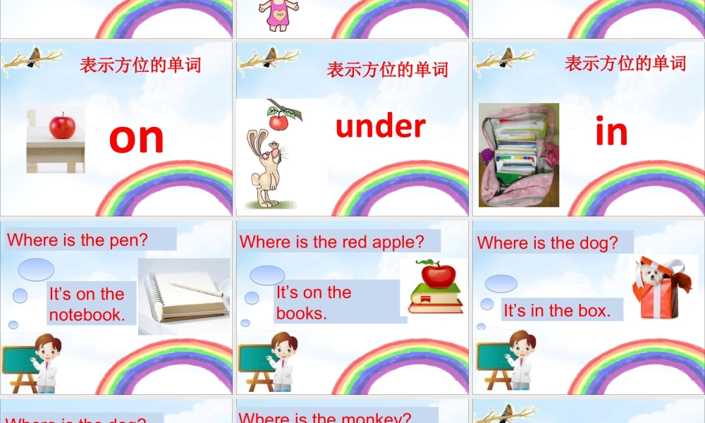 人教（新起点）一年级下册 Unit 1 Classroom Lesson 2 课件 1.ppt