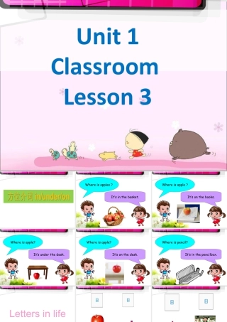 人教（新起点）一年级下册 Unit 1 Classroom Lesson 3 课件 2.ppt