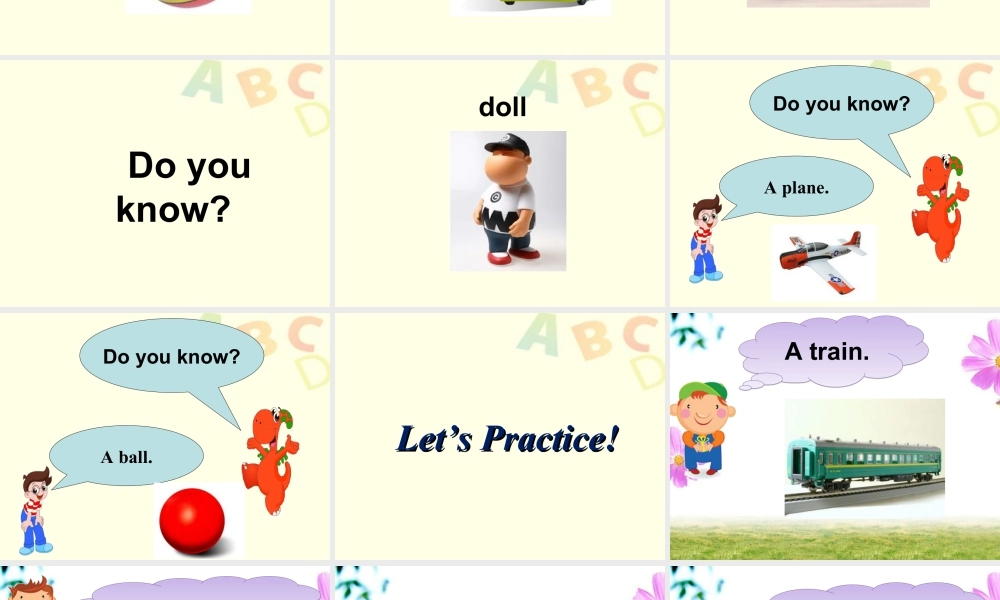 人教（新起点）一年级下册 Unit 3 Toys Lesson 1 课件 2.ppt