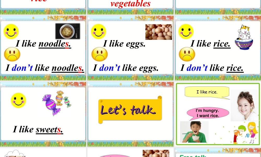 人教（新起点）一年级下册 Unit 4 Food Lesson 2 课件 2.ppt