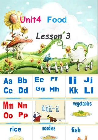 人教（新起点）一年级下册 Unit 4 Food Lesson 3 课件 2.ppt