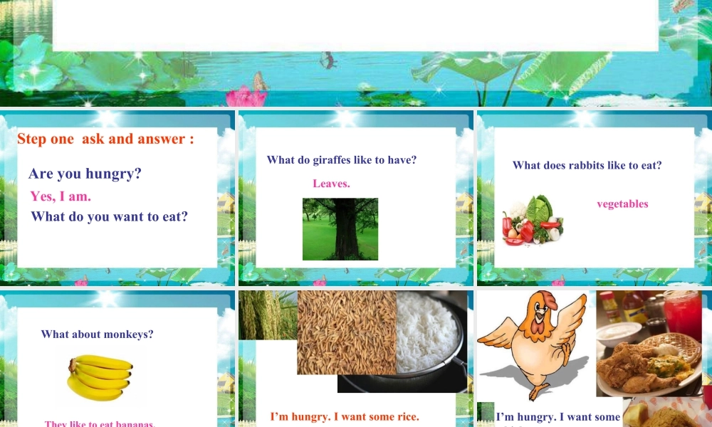 人教（新起点）一年级下册 Unit 4 Food Lesson 3 课件3.ppt