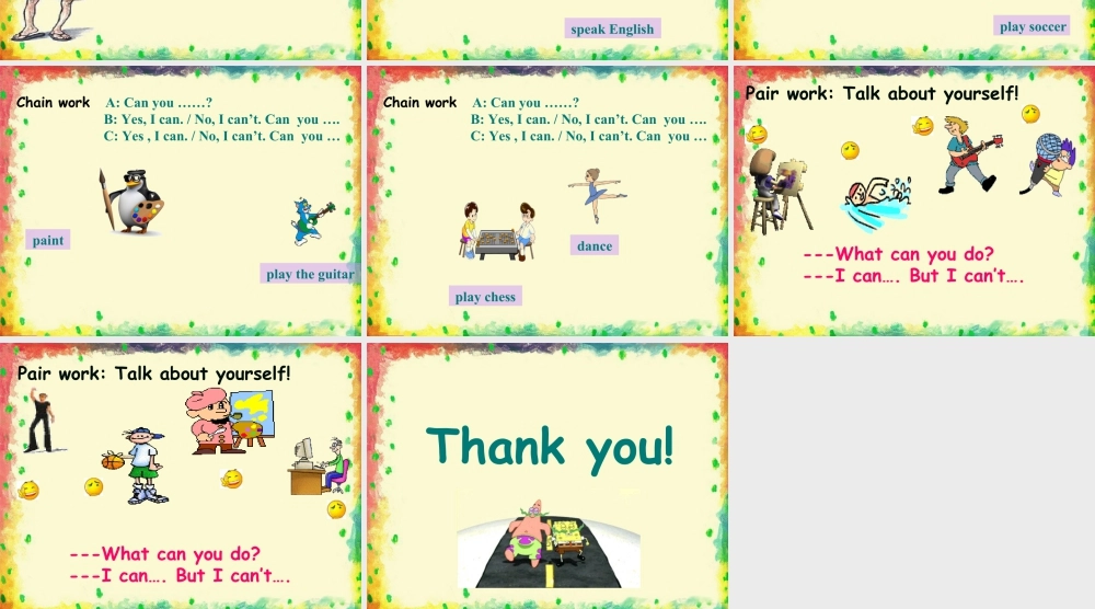 人教（新起点）英语二年级下册 Unit 1 Playtime Lesson 2 课件3.ppt