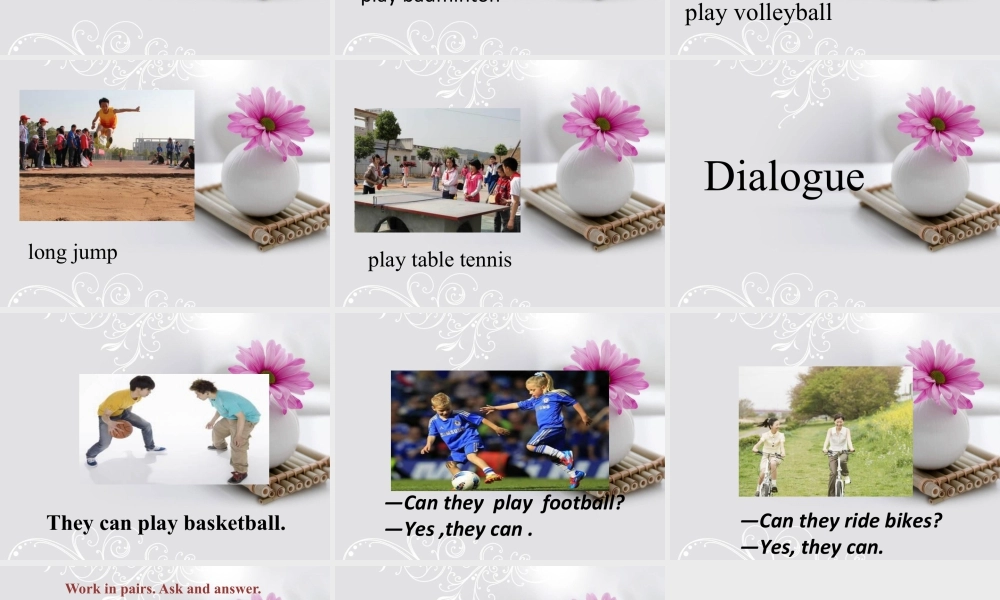 人教（新起点）英语二年级下册 Unit 1 Playtime Lesson 3 课件 2.ppt