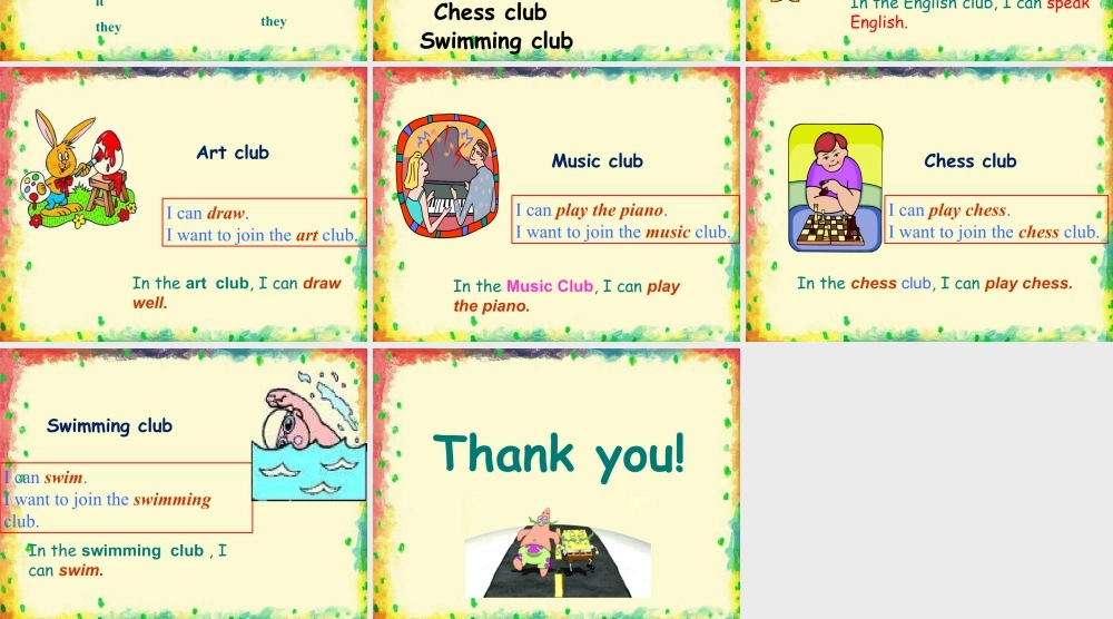 人教（新起点）英语二年级下册 Unit 1 Playtime Lesson 3 课件3.ppt