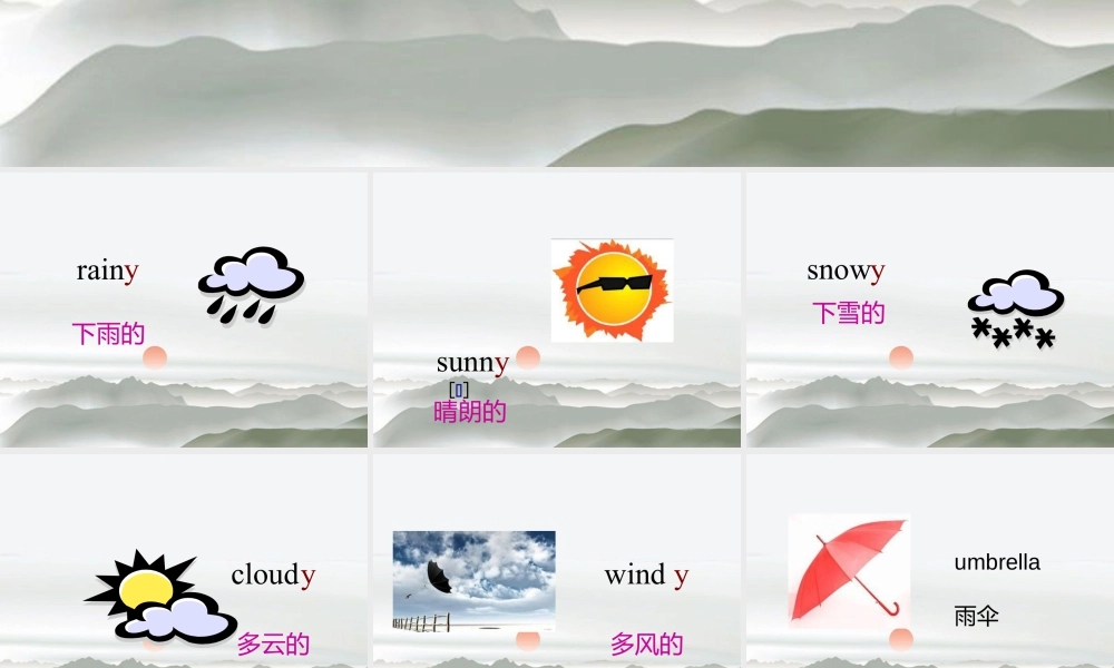 人教（新起点）英语二年级下册 Unit 2 Weather Lesson 1 课件 2.ppt