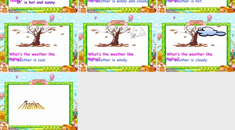 人教（新起点）英语二年级下册 Unit 2 Weather Lesson 1 课件3.ppt