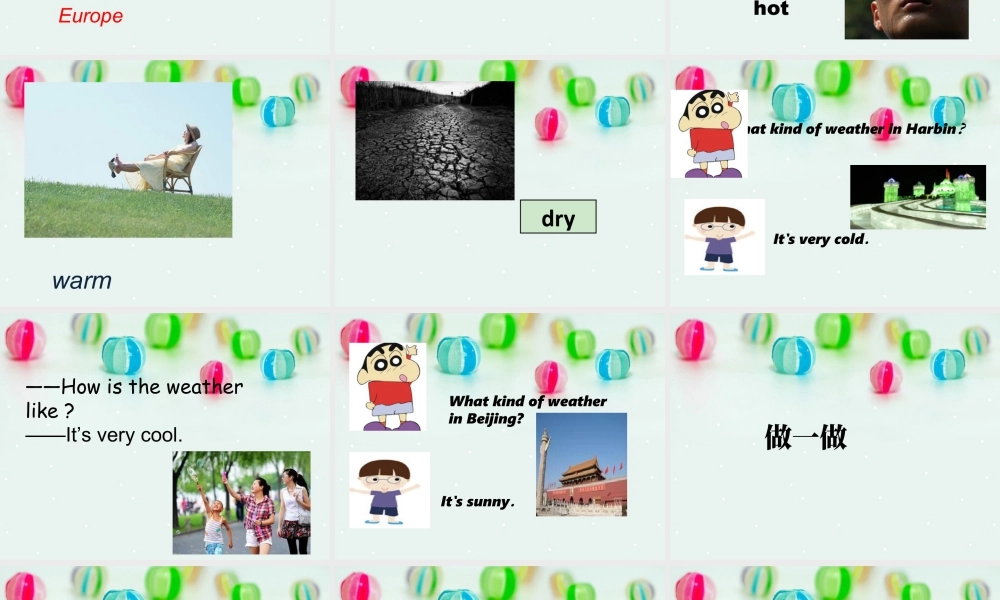 人教（新起点）英语二年级下册 Unit 2 Weather Lesson 2 课件 1.ppt