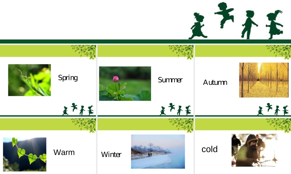 人教（新起点）英语二年级下册 Unit 3 Seasons Lesson 1 课件 1.ppt