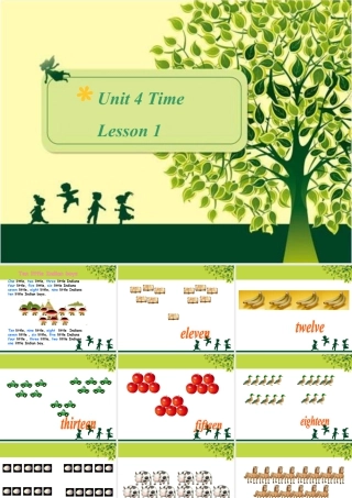 人教（新起点）英语二年级下册 Unit 4 Time Lesson 1 课件3.ppt