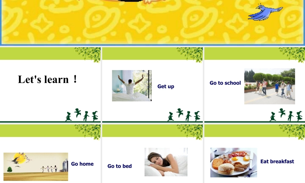 人教（新起点）英语二年级下册 Unit 5 My Day Lesson 1 课件 1.ppt