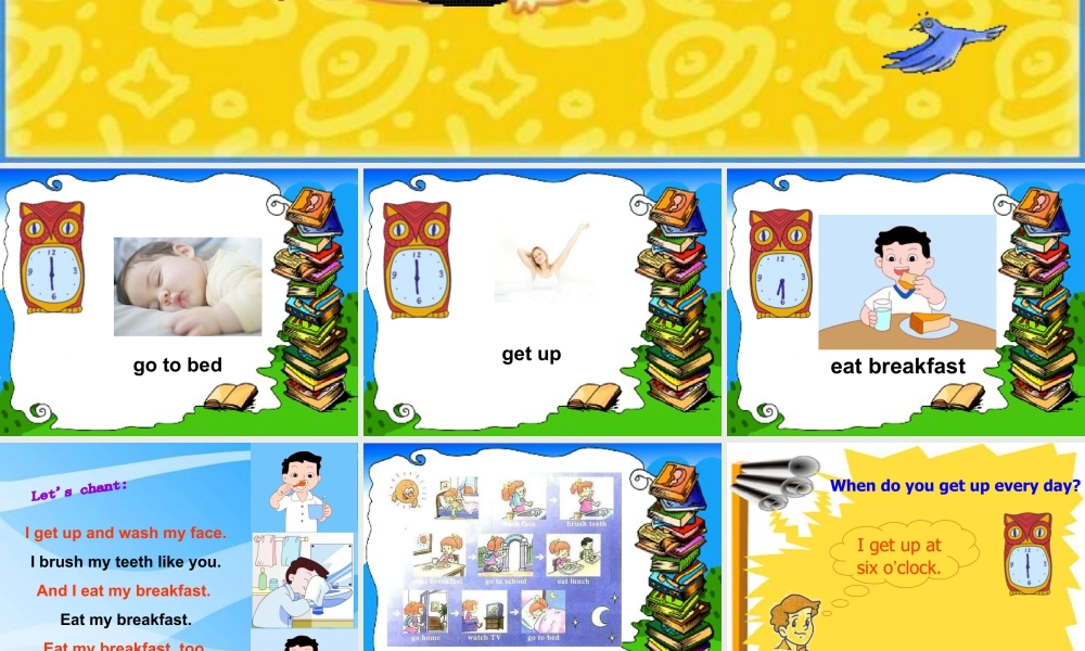 人教（新起点）英语二年级下册 Unit 5 My Day Lesson 3 课件 2.ppt