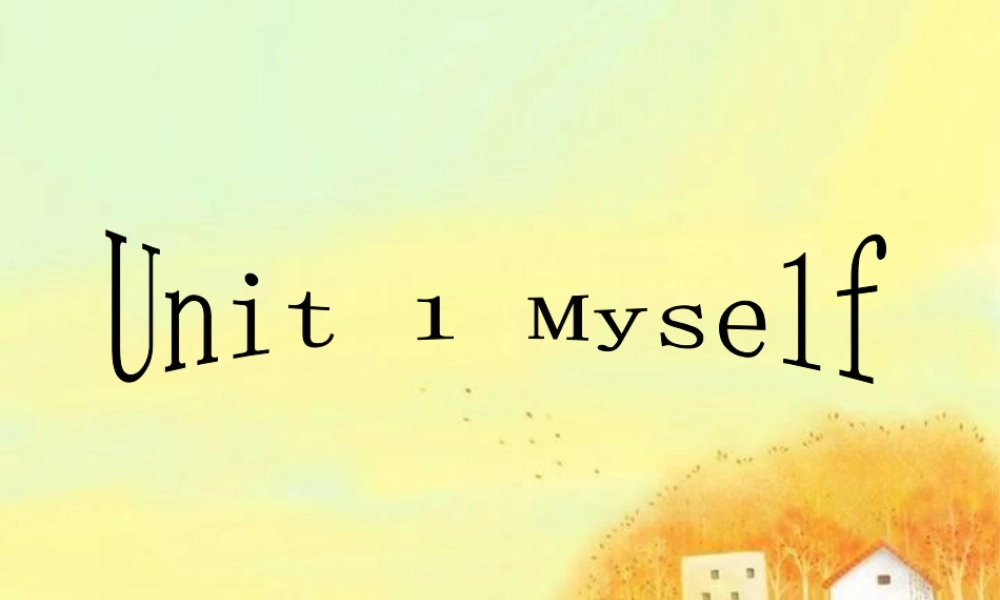 人教（新起点）英语三年级上册 Unit 1 Myself Lesson 2 课件 1.ppt