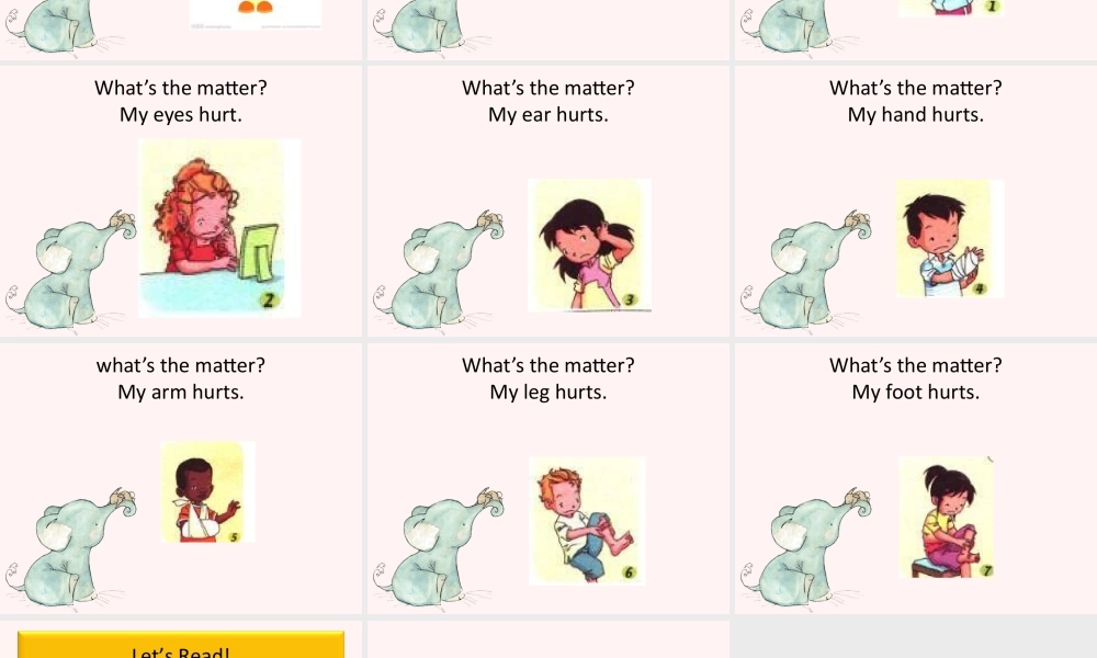 人教（新起点）英语三年级上册 Unit 2 My body Lesson 2 课件.ppt