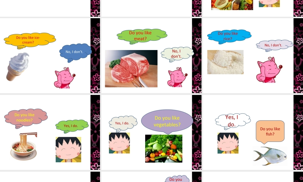 人教（新起点）英语三年级上册 Unit 3 Food Lesson 1 课件.ppt