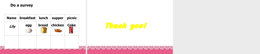 人教（新起点）英语三年级上册 Unit 3 Food Lesson 2 课件.ppt