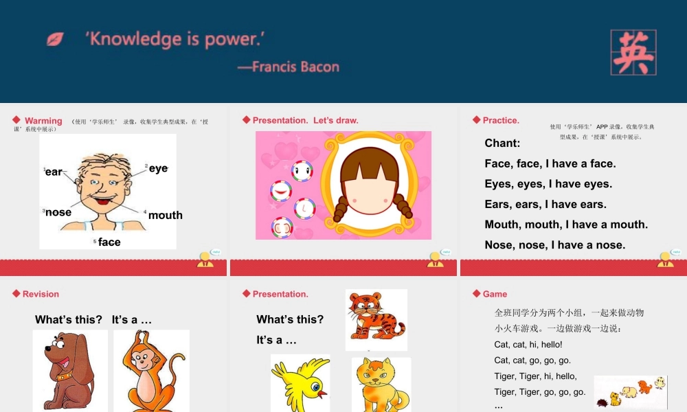 人教版新起点1年级上Revision 1 课件 第2课时.ppt