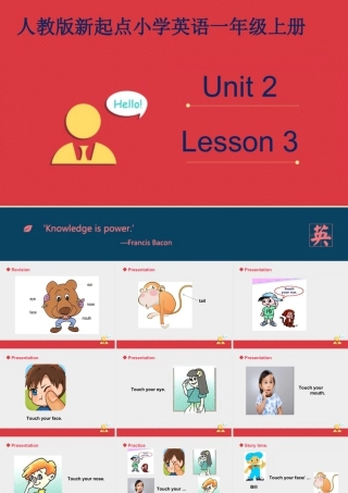 人教版新起点1年级上unit 2 第3课时.ppt