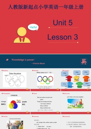 人教版新起点1年级上unit 5 第3课时.pot.ppt