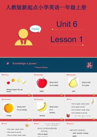 人教版新起点1年级上unit 6 第1课时.pot.ppt