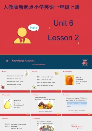 人教版新起点1年级上unit 6 第2课时.ppt