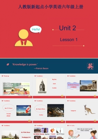 人教版新起点第六年级上册 Unit 2 课件——第一课时.ppt