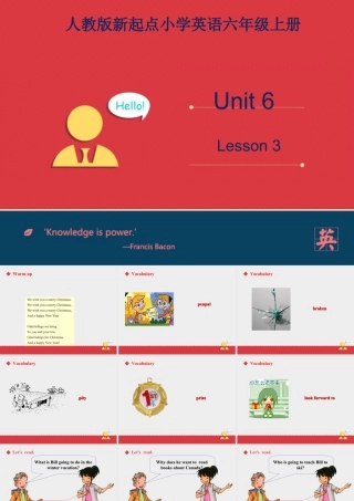 人教版新起点第六年级上册 Unit6 课件——第三课时.ppt