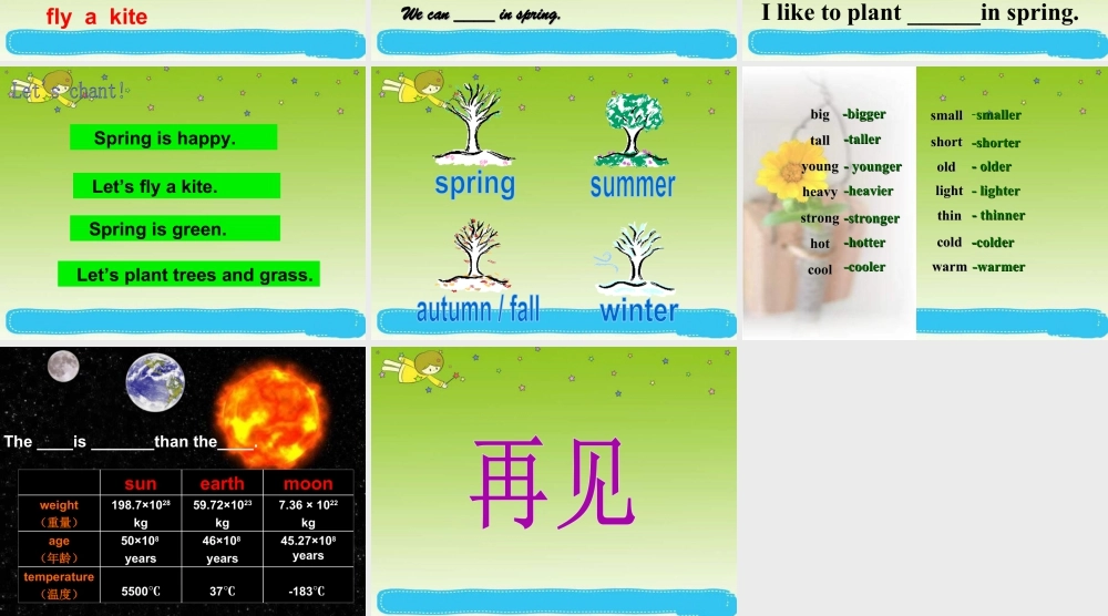 人教版新起点英语二年级下册：Unit 9 Seasons （2）课件（共12张PPT）.ppt